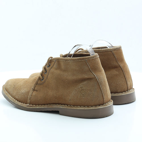 Penguin Womens Brown Faux Suede Desert Boot UK 9 EUR 43