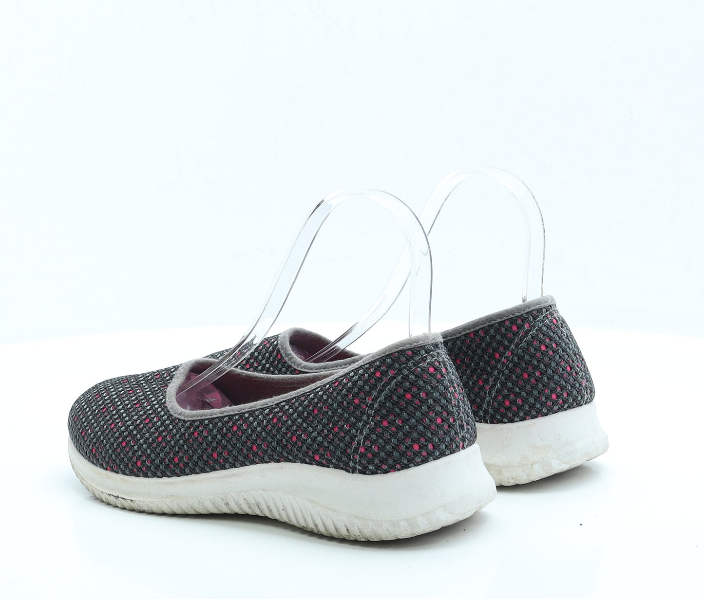 TU Womens Pink Fabric Flat UK 5