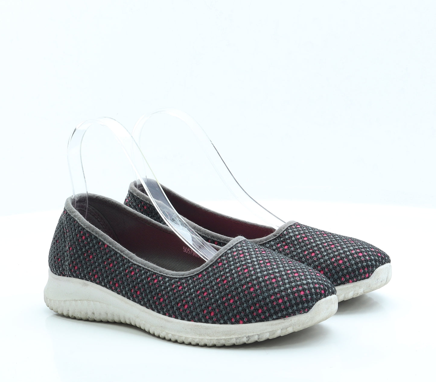 TU Womens Pink Fabric Flat UK 5