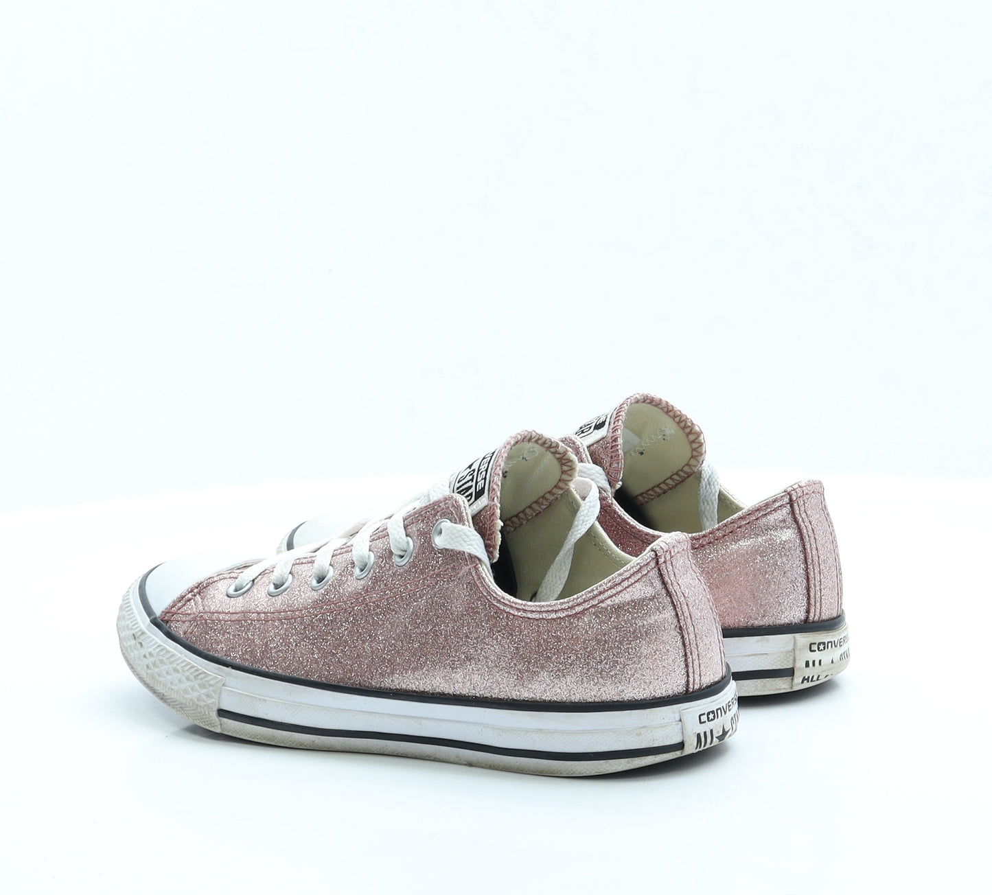 Converse Womens Pink Polyester Trainer UK 4 EUR 37