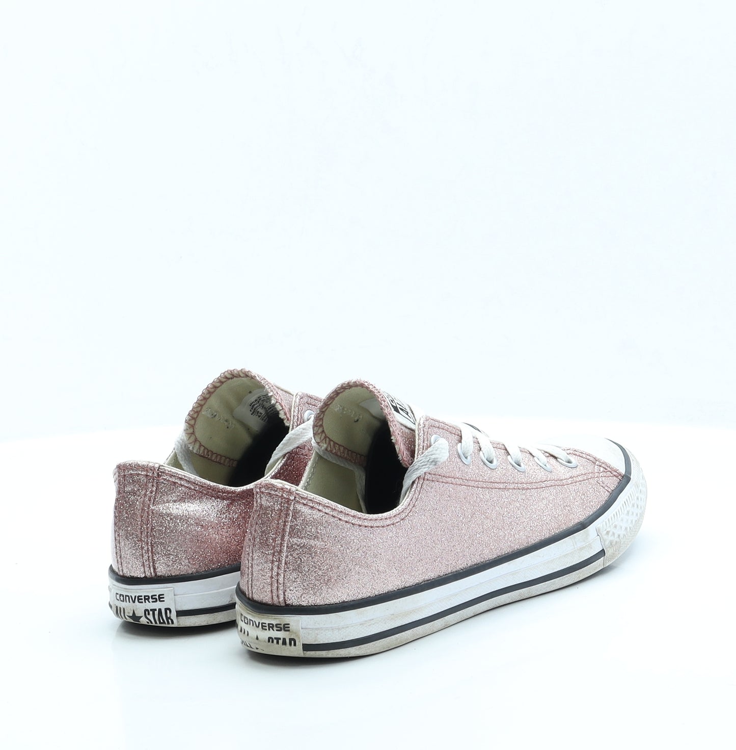 Converse Womens Pink Polyester Trainer UK 4 EUR 37