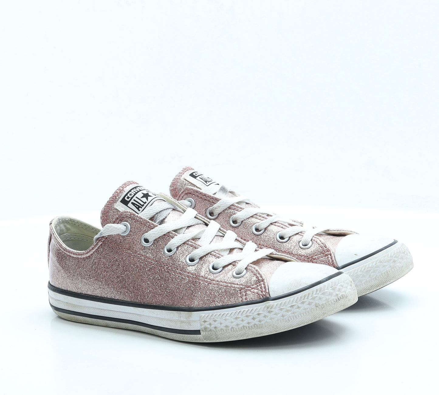 Converse Womens Pink Polyester Trainer UK 4 EUR 37