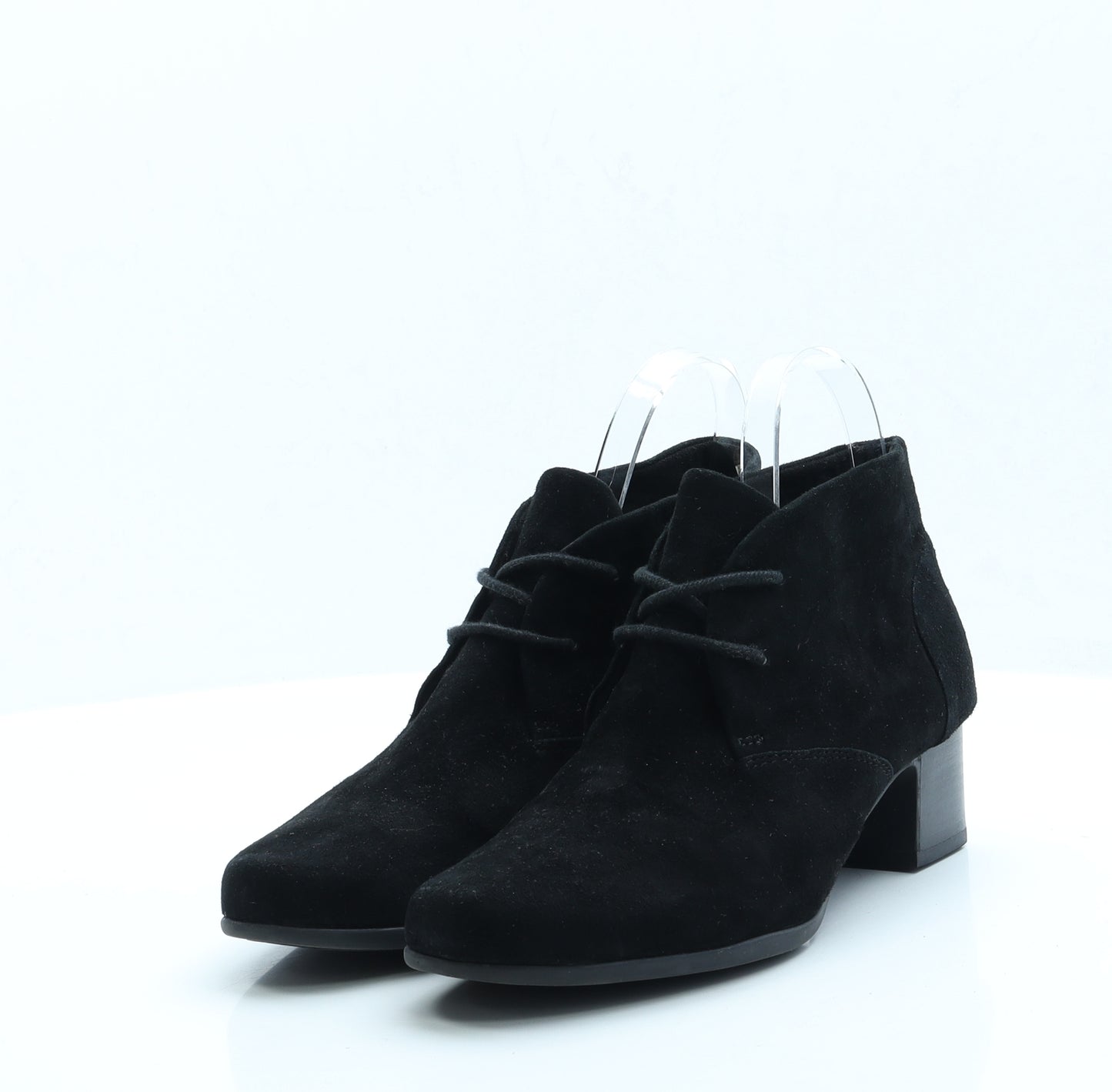 Clarks Womens Black Faux Suede Bootie Boot UK 6