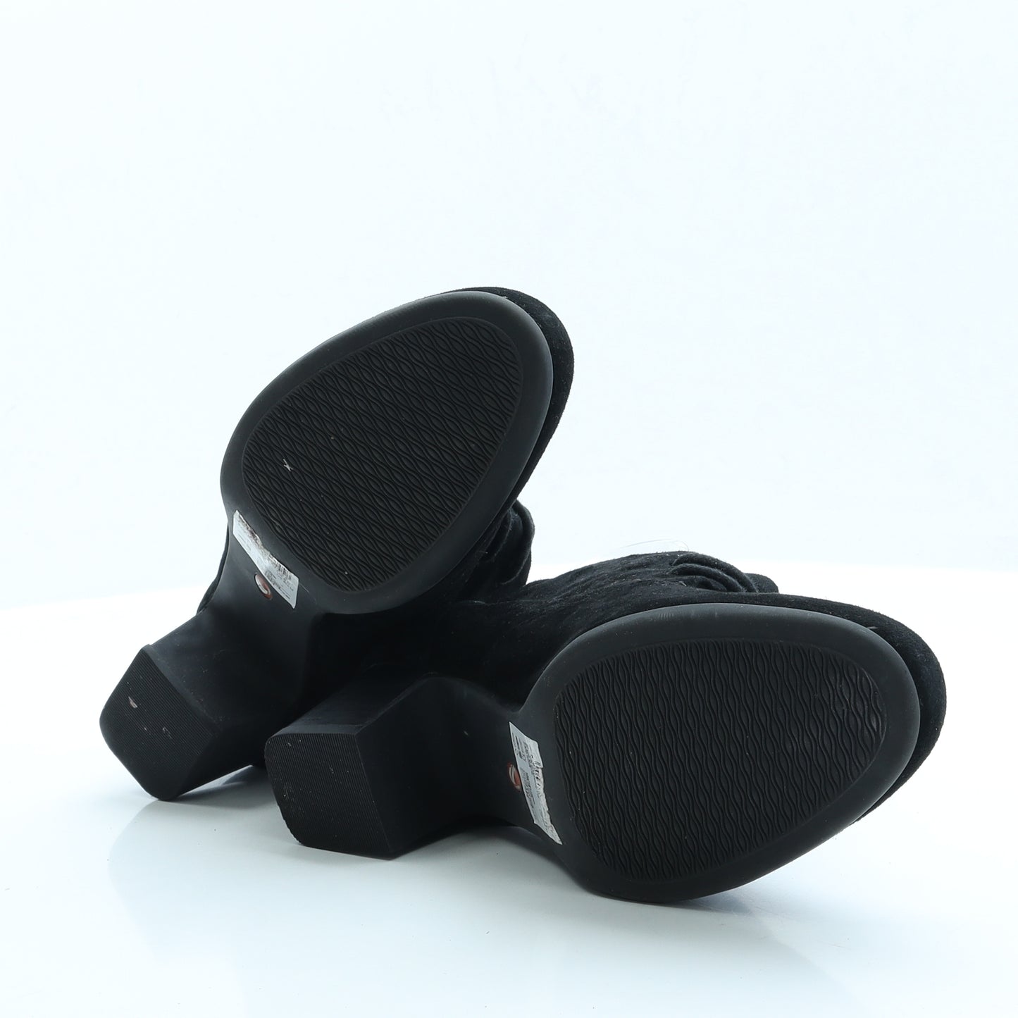 Clarks Womens Black Faux Suede Bootie Boot UK 6