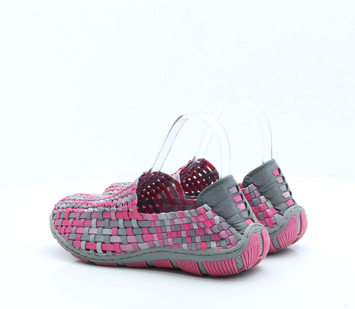 Adesso Womens Orange Polyester Flat UK 7 EUR 40