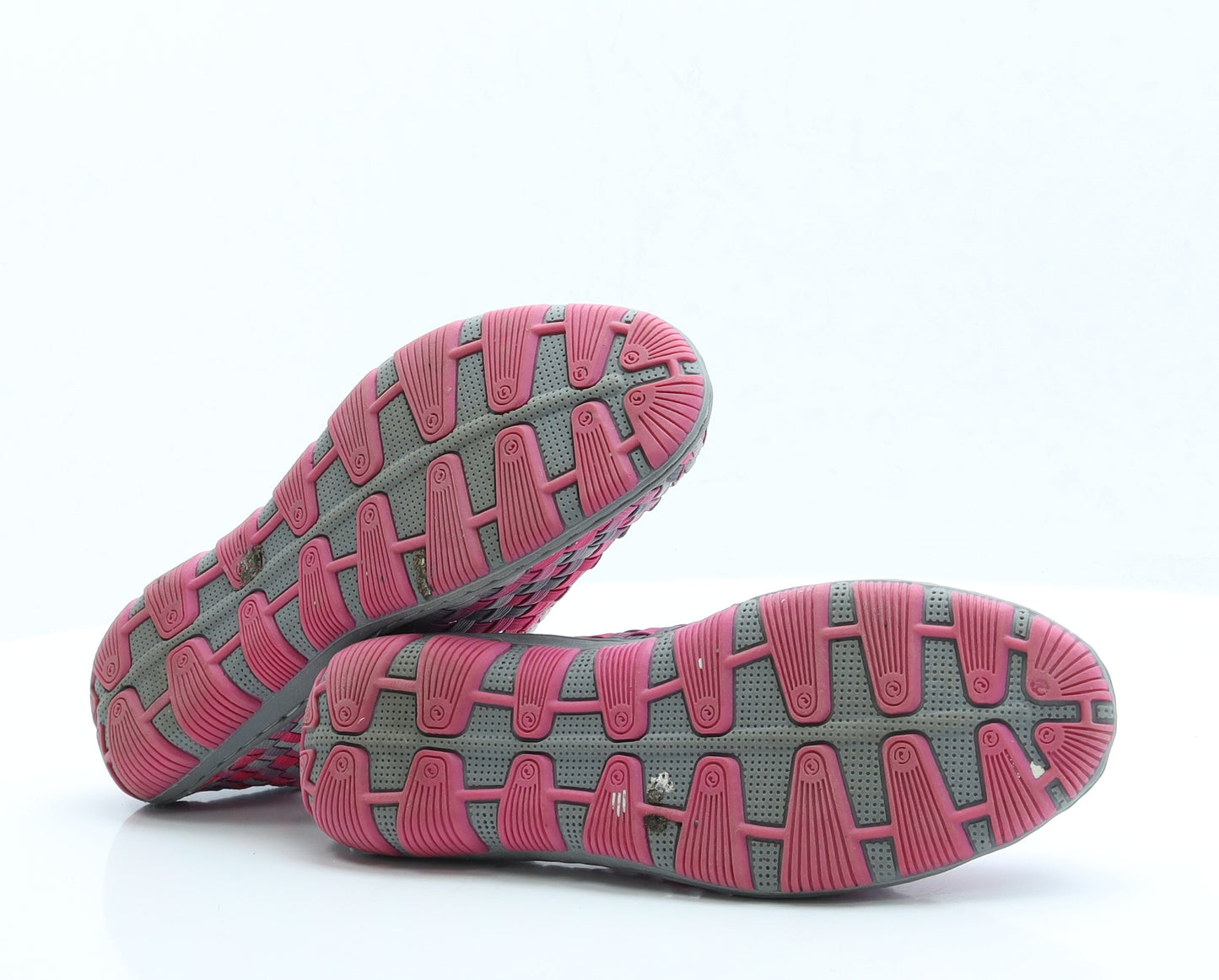 Adesso Womens Orange Polyester Flat UK 7 EUR 40