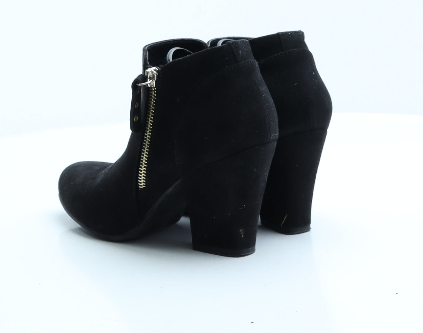 Graceland Womens Black Faux Suede Chelsea Boot UK 4 EUR 37