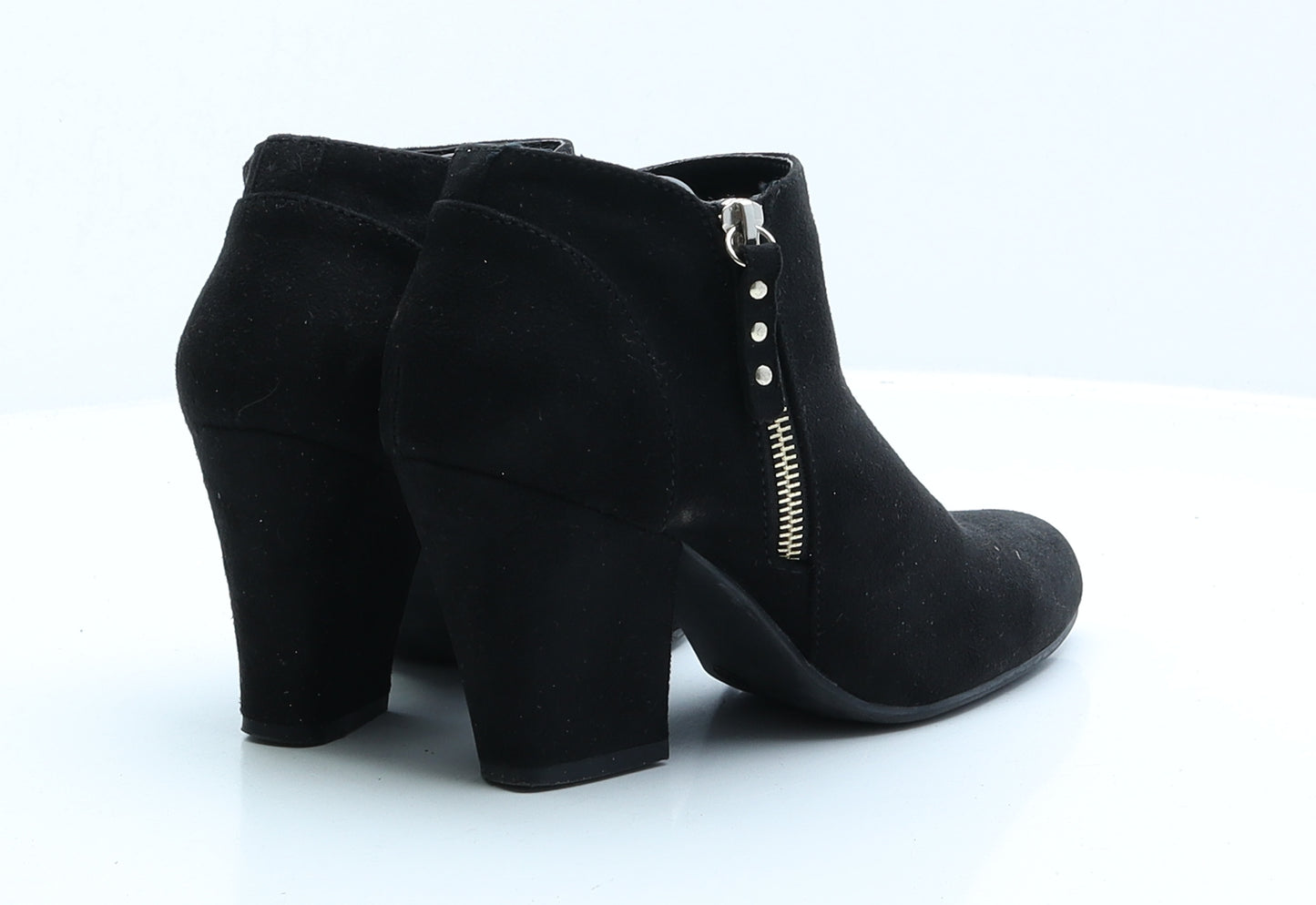 Graceland Womens Black Faux Suede Chelsea Boot UK 4 EUR 37