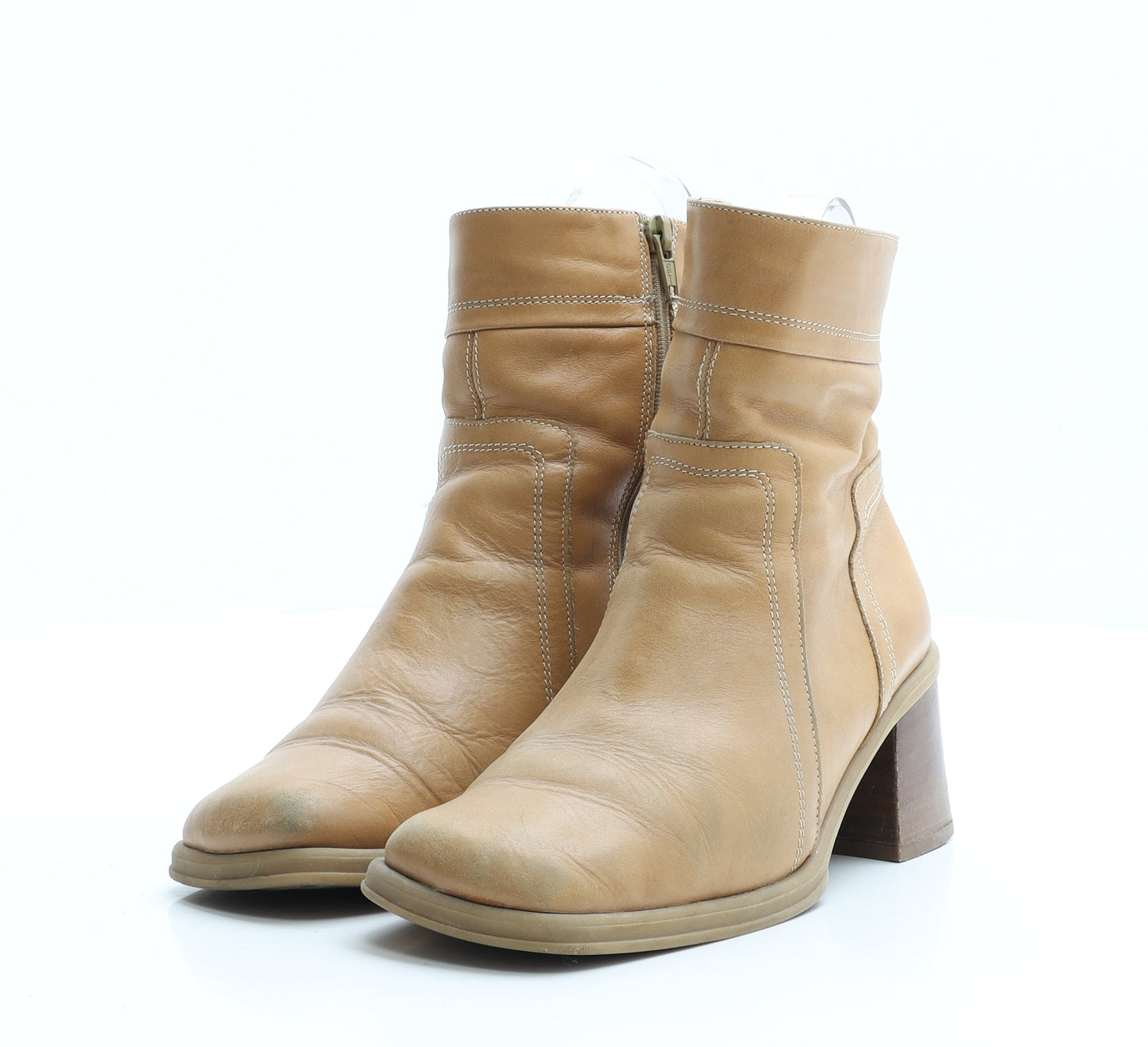NEXT Womens Beige Polyester Bootie Boot UK 3.5 EUR 36