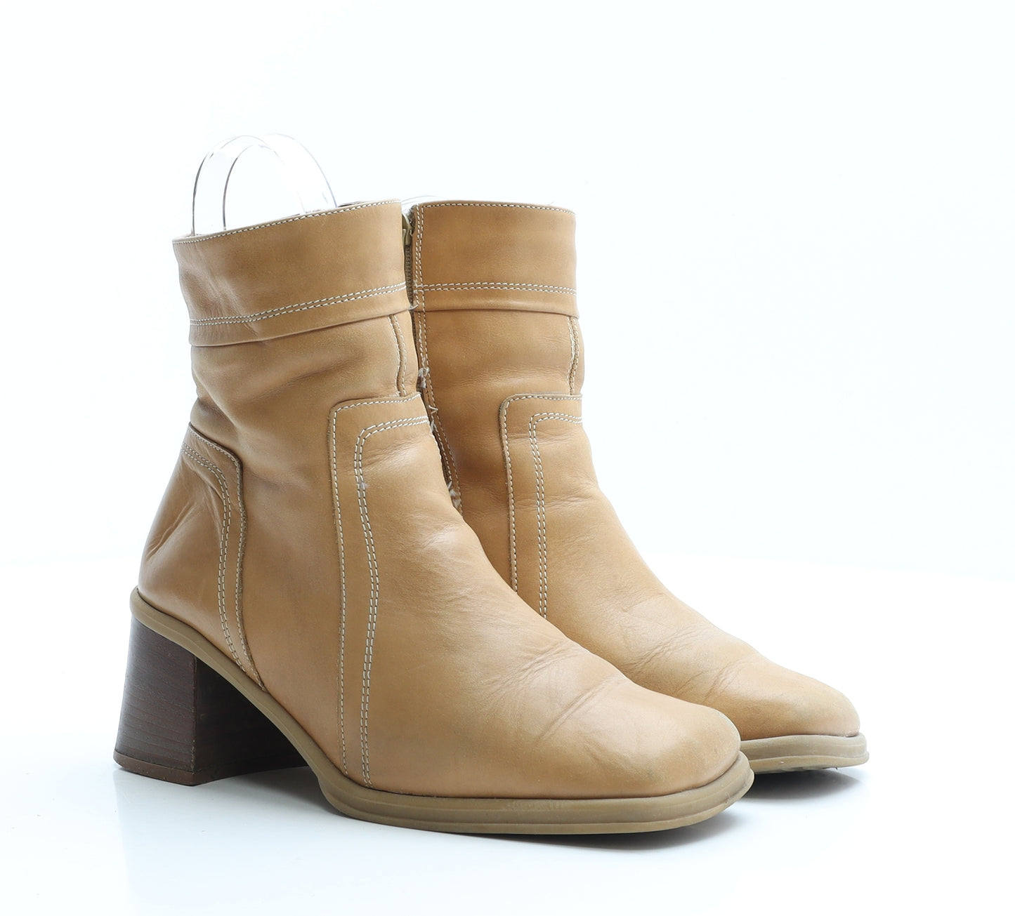 NEXT Womens Beige Polyester Bootie Boot UK 3.5 EUR 36