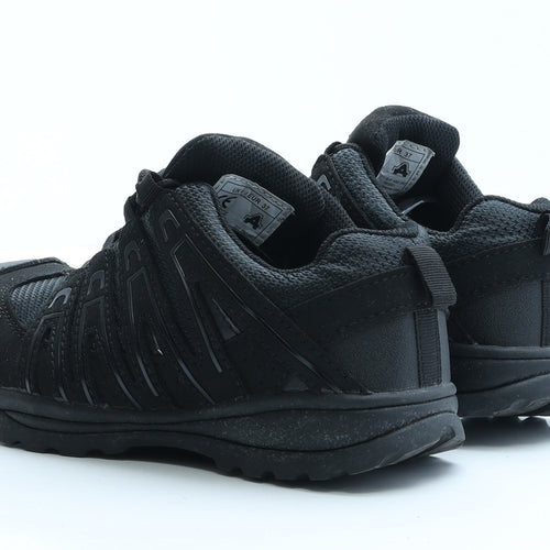 Amblers Safety Womens Black Geometric Fabric Trainer UK 4 EUR 37.5