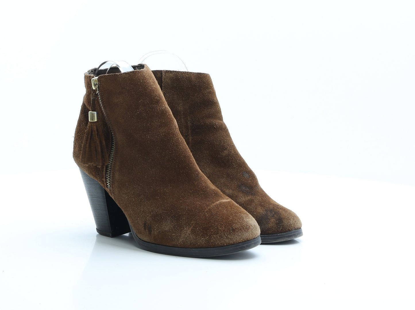 New Look Womens Brown Polyester Bootie Boot UK 6 EUR 39