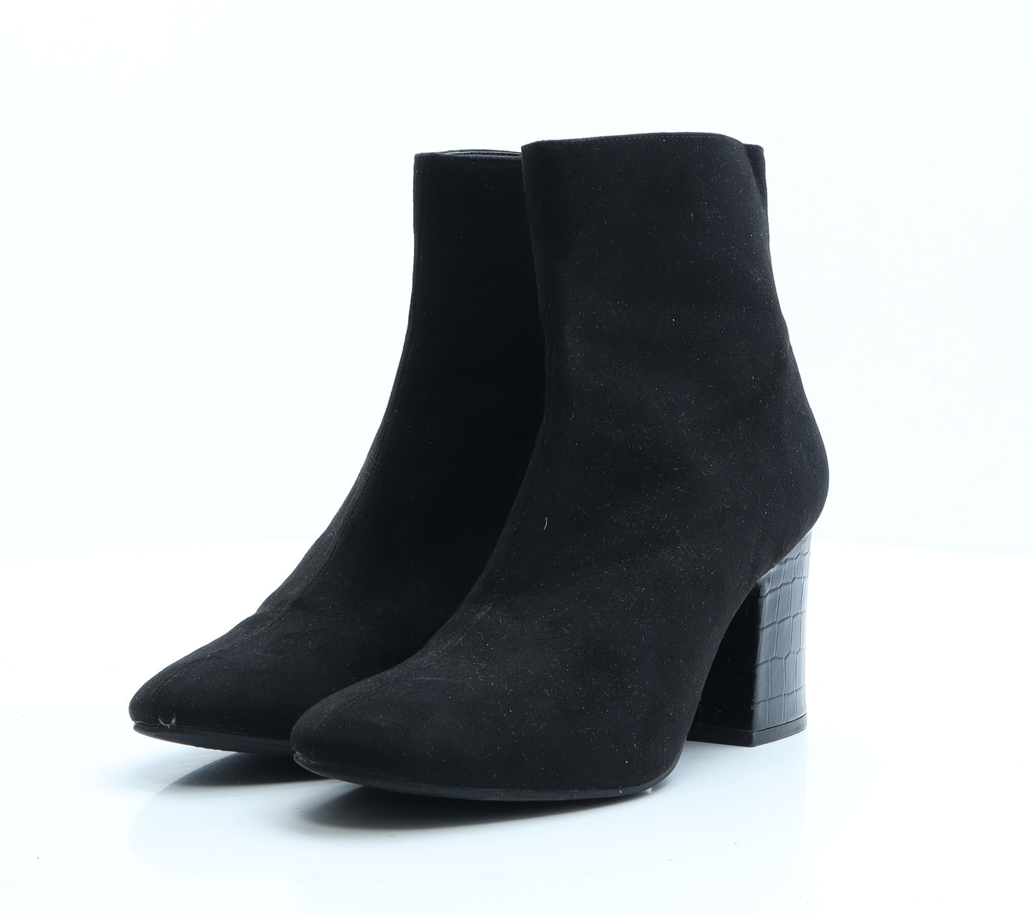 Marks and Spencer Womens Black Polyester Bootie Boot UK 7.5 EUR 41