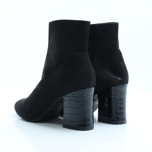 Marks and Spencer Womens Black Polyester Bootie Boot UK 7.5 EUR 41