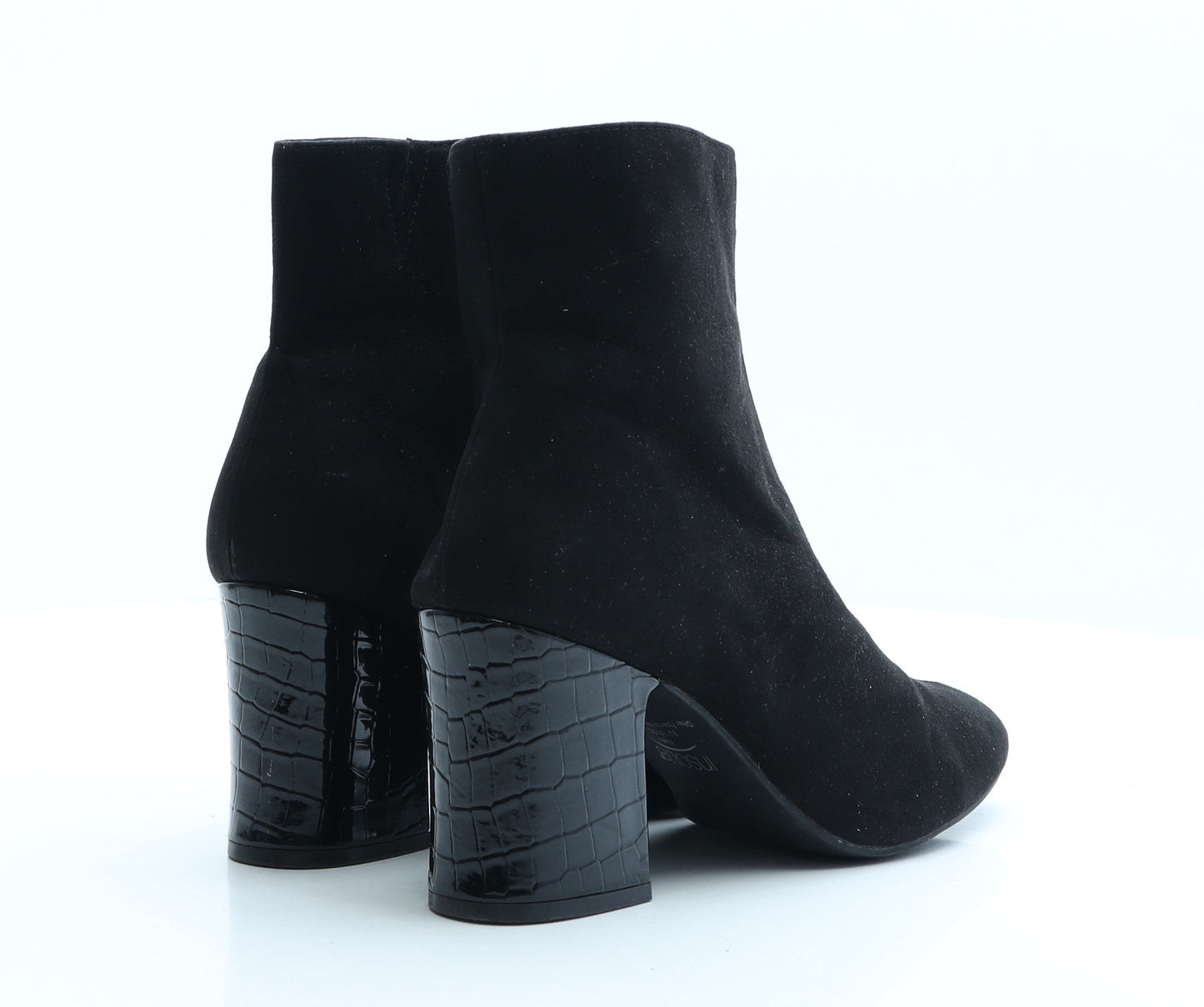 Marks and Spencer Womens Black Polyester Bootie Boot UK 7.5 EUR 41