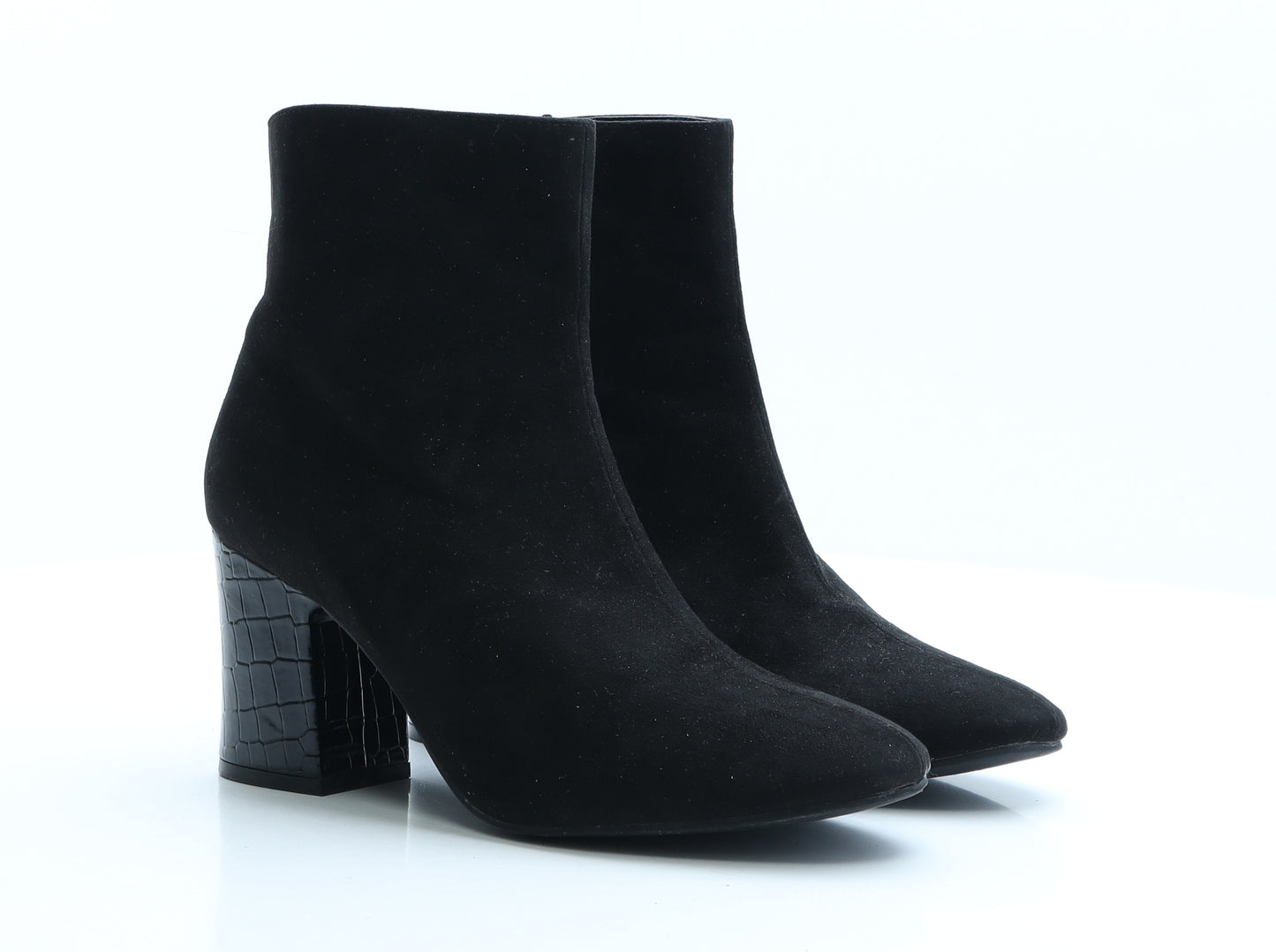 Marks and Spencer Womens Black Polyester Bootie Boot UK 7.5 EUR 41