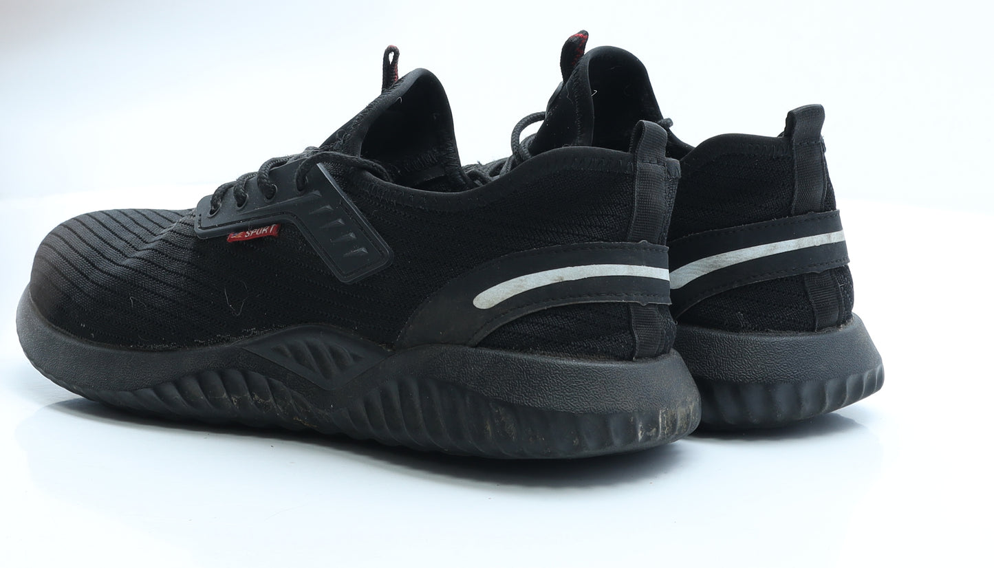 Fashion Mens Black Polyester Trainer UK 10.5 EUR 44