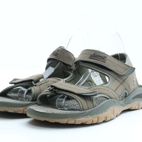 Slazenger Mens Brown Polyester Slip On Sandal UK 8 EUR 42