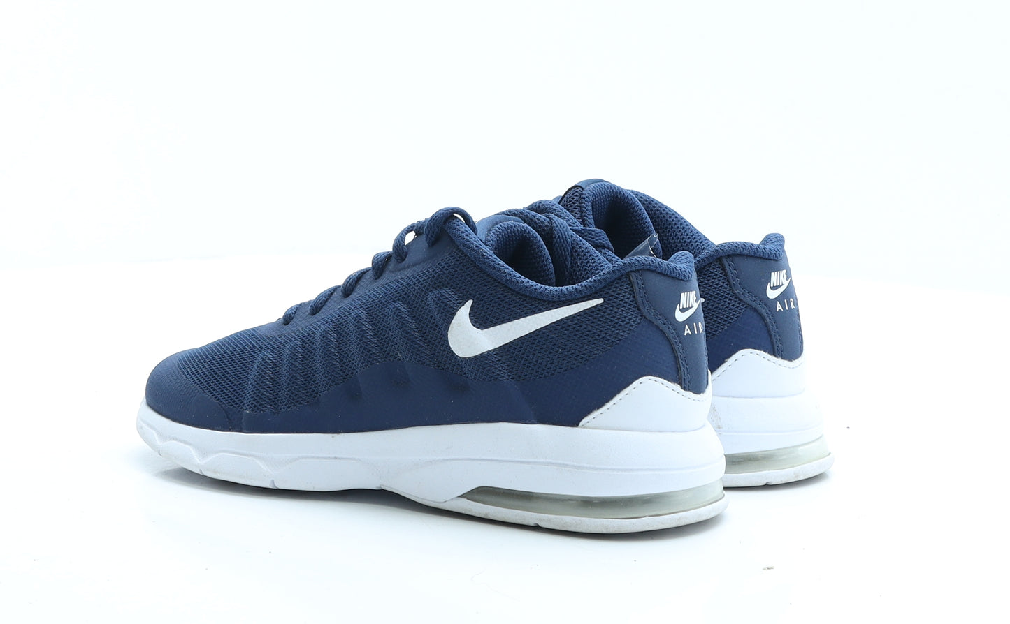 Nike Boys Blue Polyester Trainer UK 1 EUR 33