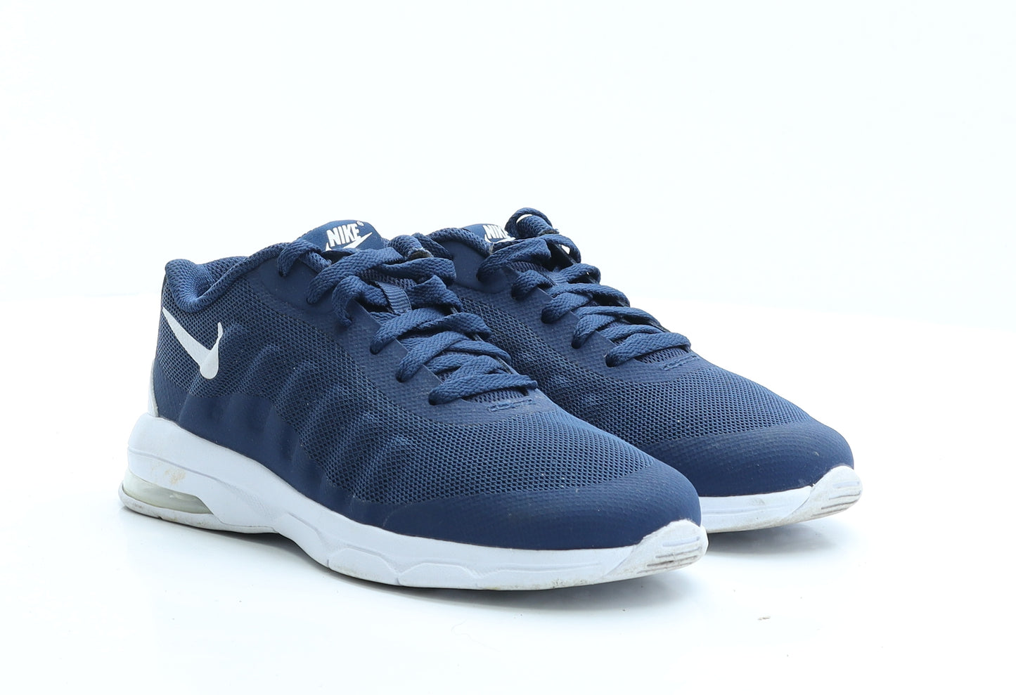 Nike Boys Blue Polyester Trainer UK 1 EUR 33