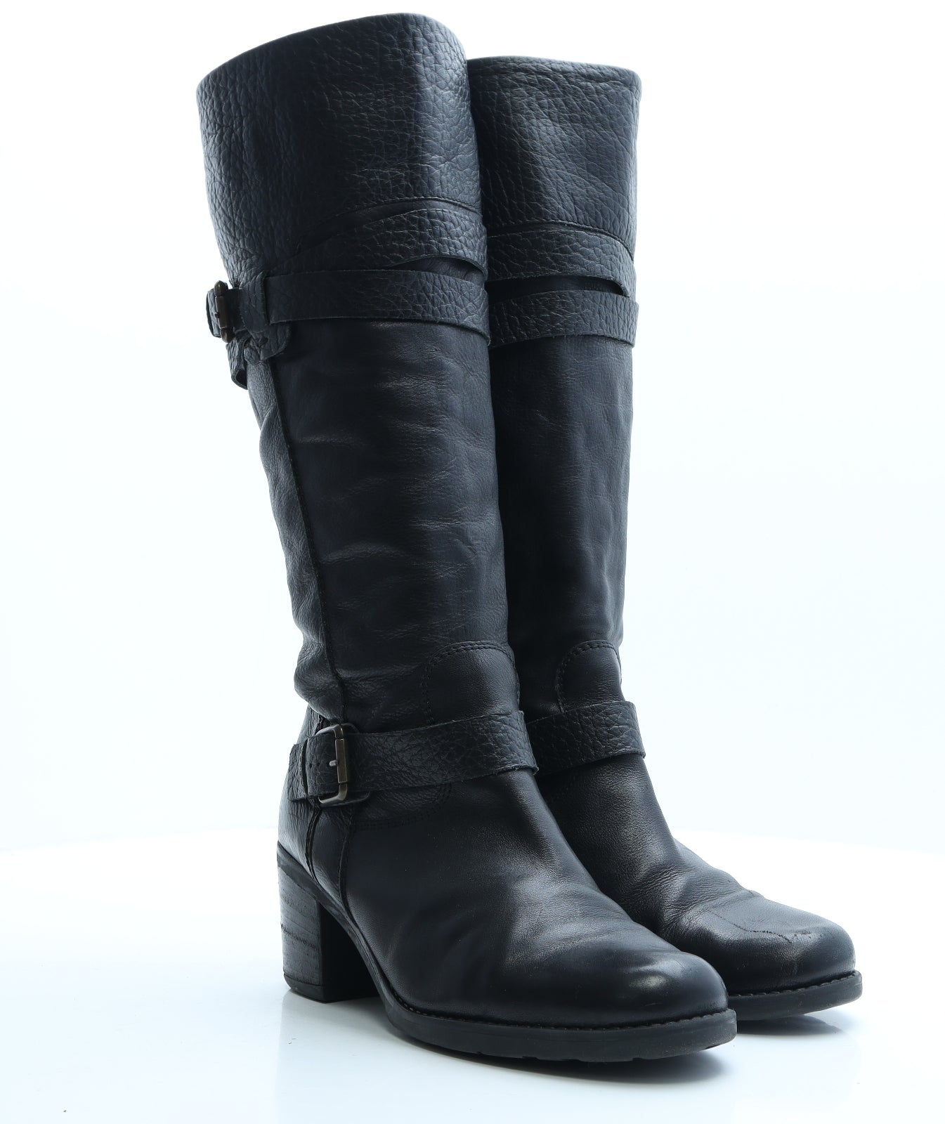 Clarks Womens Black Polyester Slip On Boot UK 8 EUR 42