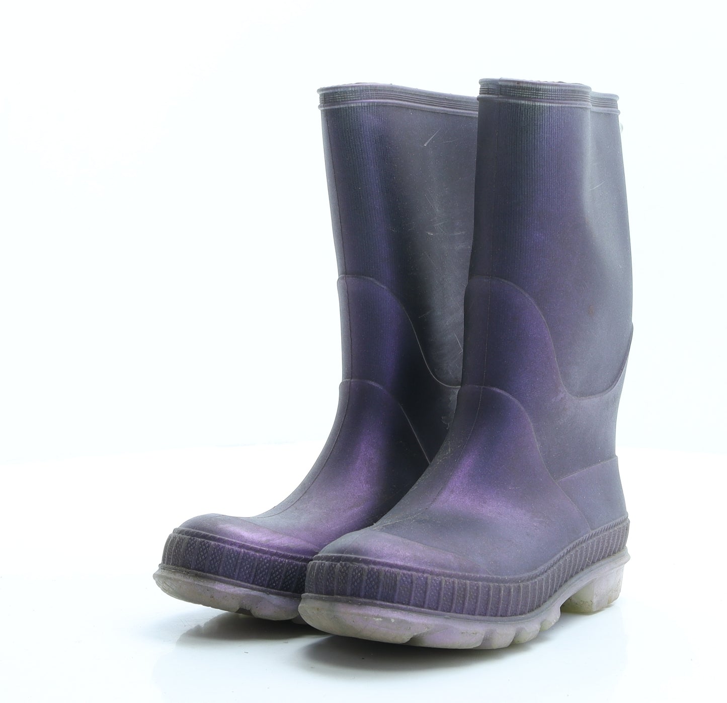 Mountain Warehouse Girls Purple Rubber Wellies Boot UK 12