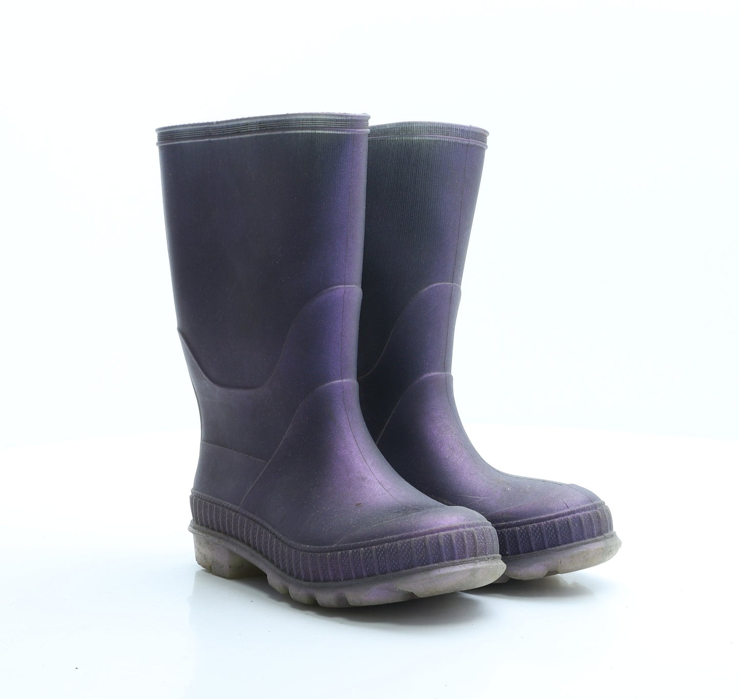 Mountain Warehouse Girls Purple Rubber Wellies Boot UK 12