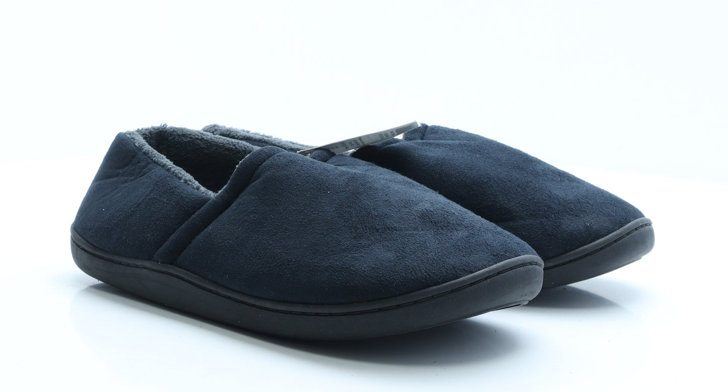George Mens Blue Polyester Loafer Slipper UK 9 EUR 42