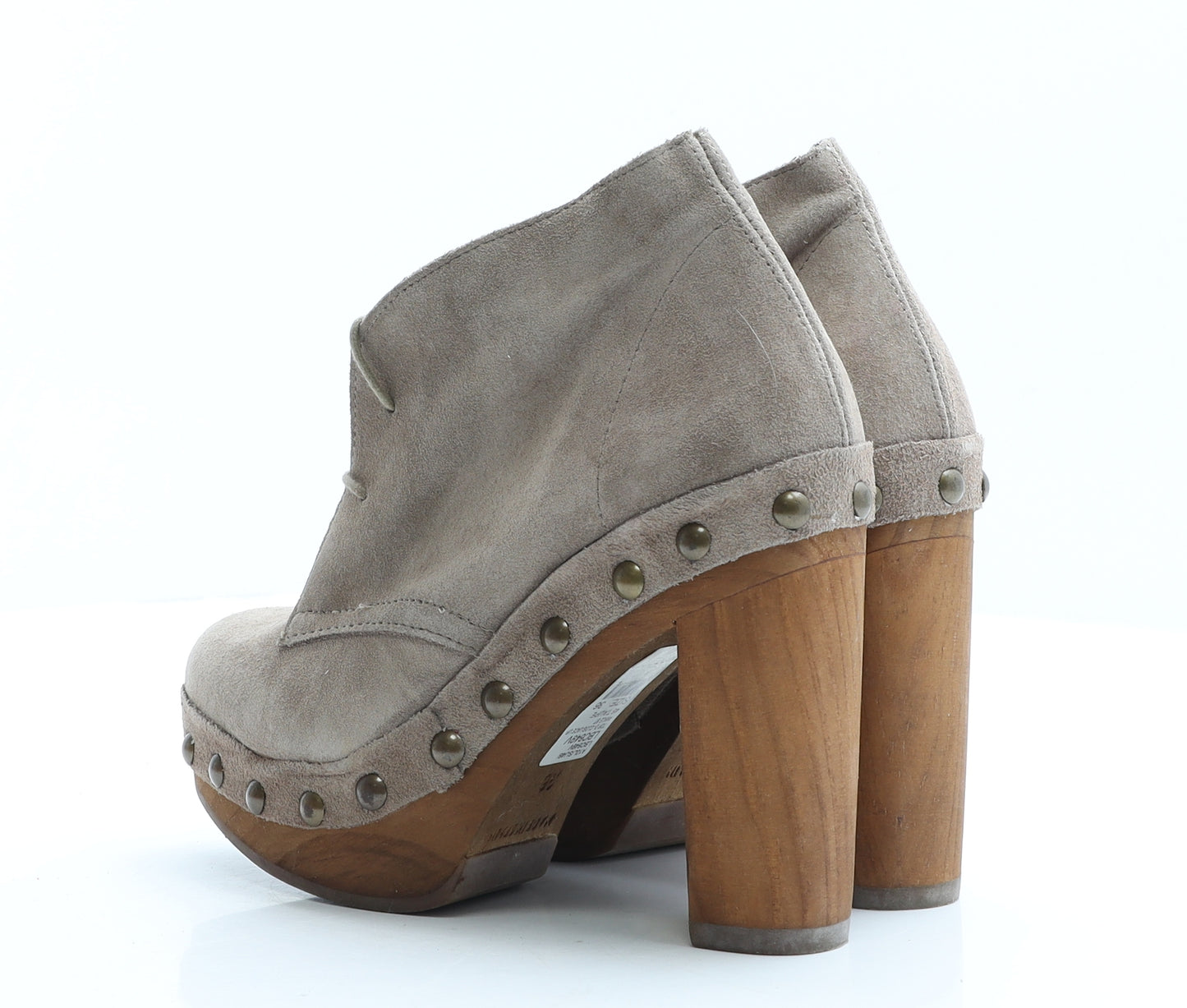 Dune Womens Brown Polyester Platform Boot UK 9 EUR 36