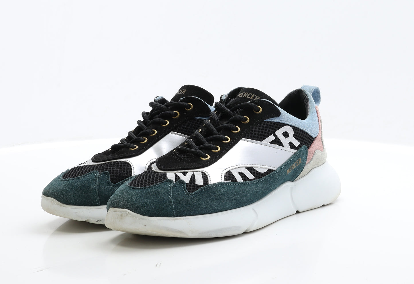 Mercer Mens Multicoloured Polyester Trainer UK 9 EUR 43