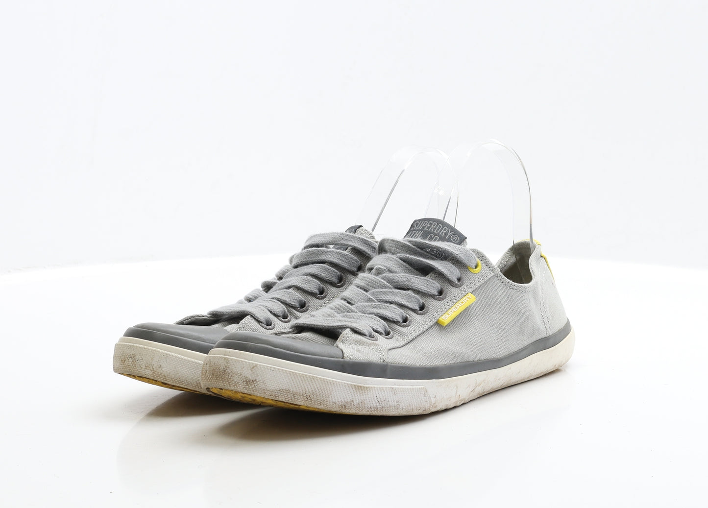 Superdry Mens Grey Fabric Trainer UK 7 EUR 41