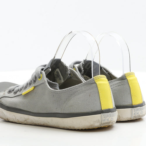 Superdry Mens Grey Fabric Trainer UK 7 EUR 41