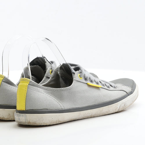Superdry Mens Grey Fabric Trainer UK 7 EUR 41