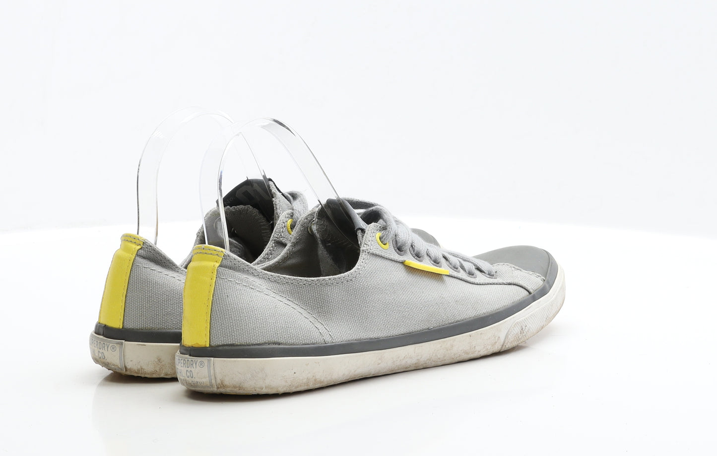 Superdry Mens Grey Fabric Trainer UK 7 EUR 41