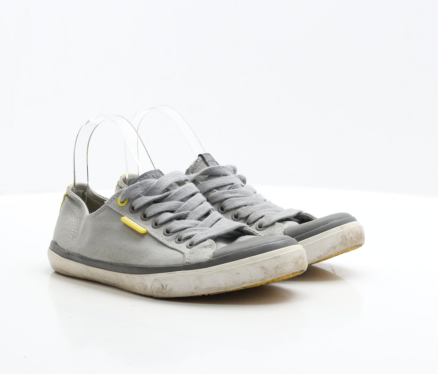 Superdry Mens Grey Fabric Trainer UK 7 EUR 41