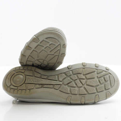 Hotter Womens Grey Polyester Trainer UK 6.5 EUR 40
