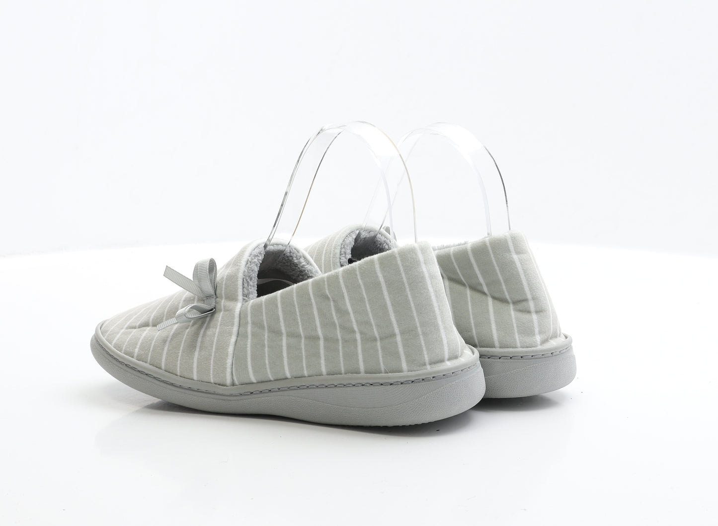 TU Womens Grey Polyester Slip On Slipper UK 38