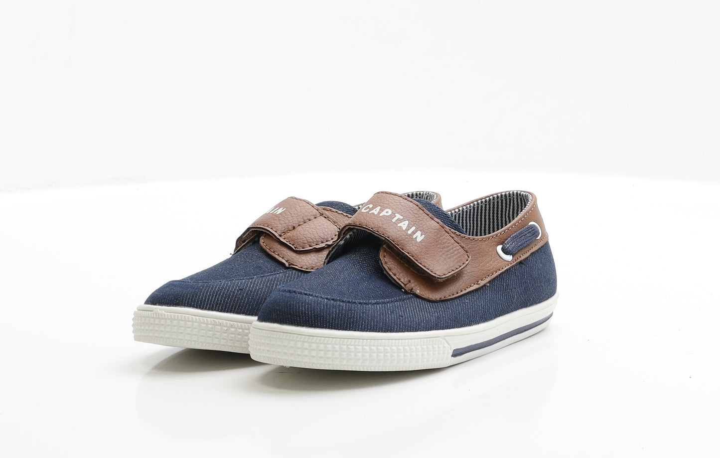 Soviet Boys Blue Fabric Loafer Casual UK 8 EUR 26