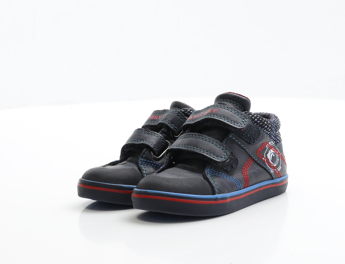 Pablosky Boys Blue Leather Trainer UK 5.5 EUR 22