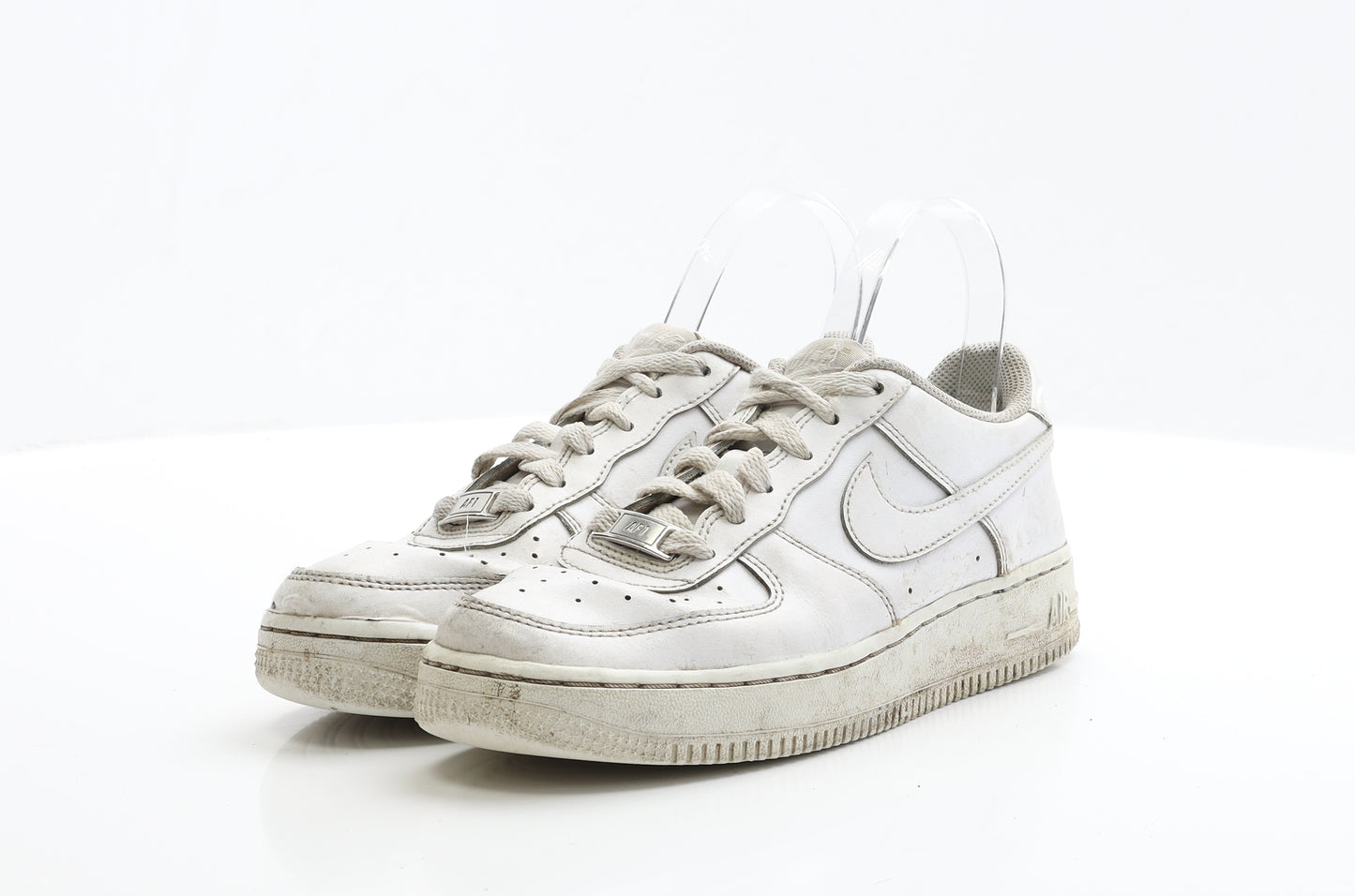 Nike Girls White Polyester Trainer UK 3 EUR 35