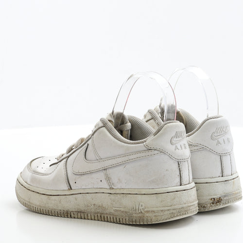 Nike Girls White Polyester Trainer UK 3 EUR 35