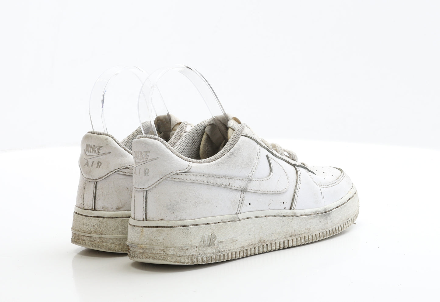 Nike Girls White Polyester Trainer UK 3 EUR 35