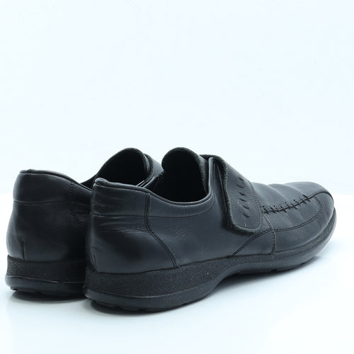 Pavers Mens Black Faux Leather Loafer Casual UK 11 EUR 45