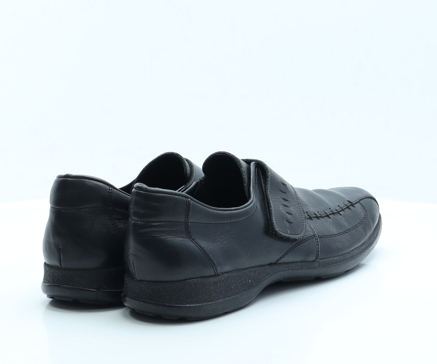 Pavers Mens Black Faux Leather Loafer Casual UK 11 EUR 45