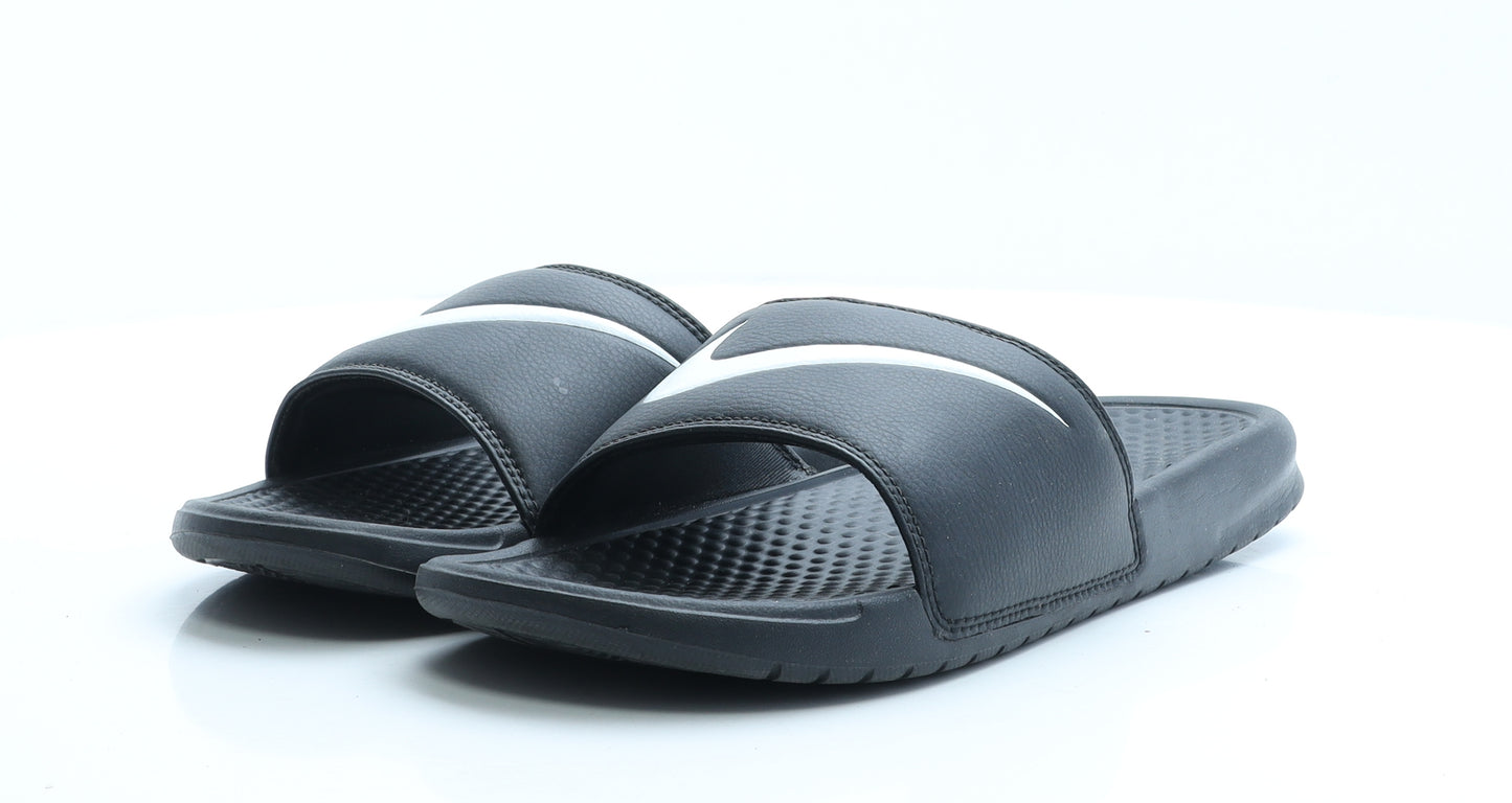 Nike Mens Black Polyester Slider Slipper UK 9 EUR 42