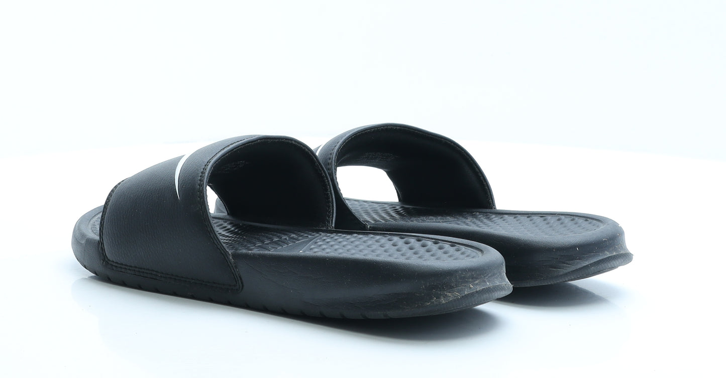 Nike Mens Black Polyester Slider Slipper UK 9 EUR 42