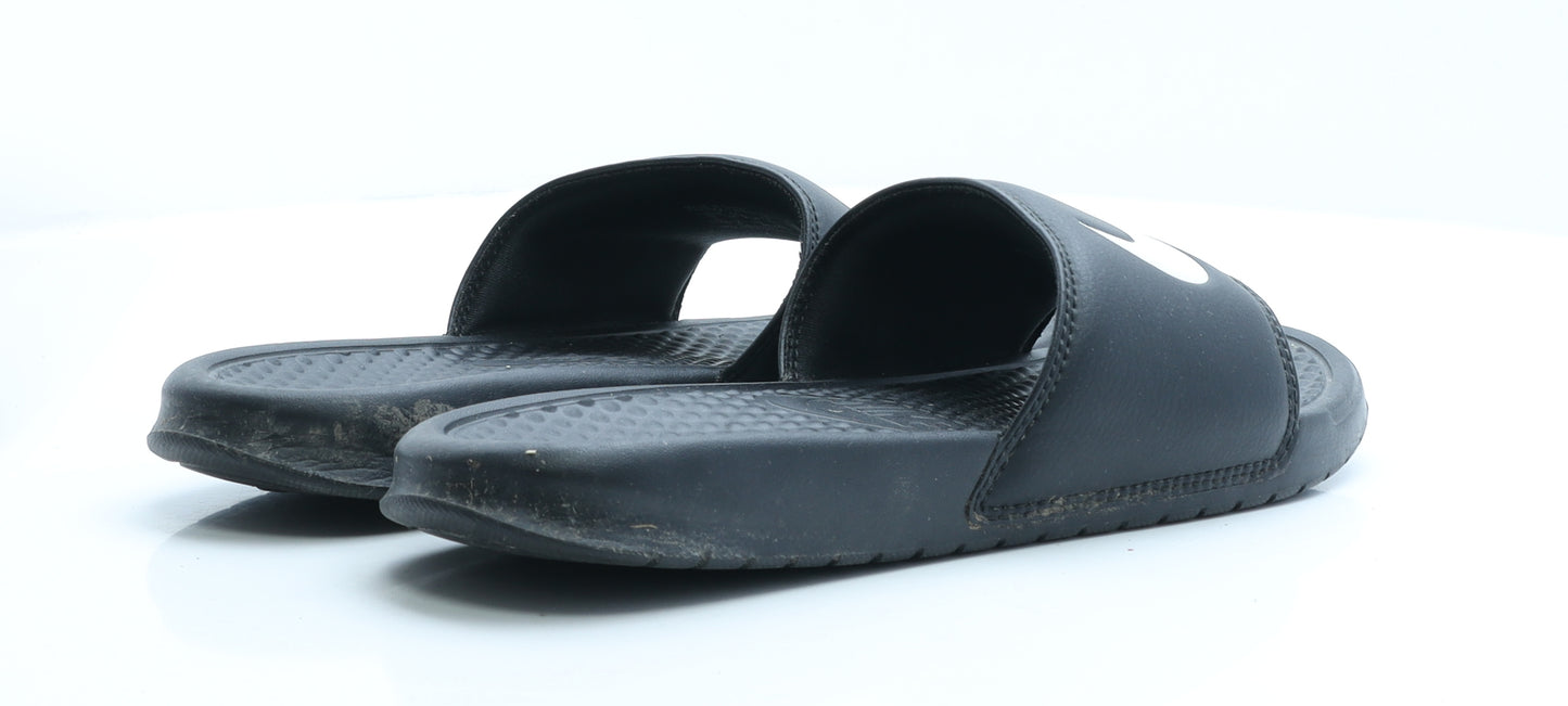 Nike Mens Black Polyester Slider Slipper UK 9 EUR 42