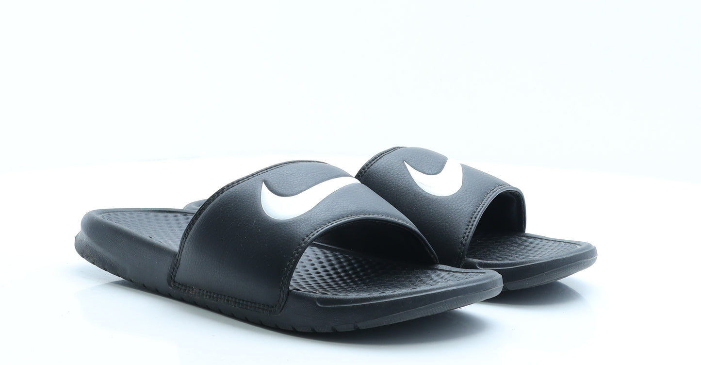 Nike Mens Black Polyester Slider Slipper UK 9 EUR 42