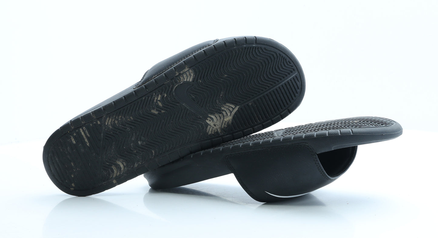 Nike Mens Black Polyester Slider Slipper UK 9 EUR 42