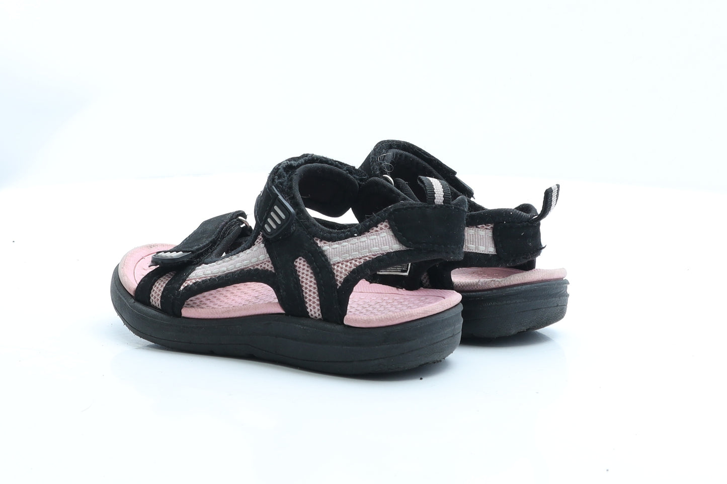 Martes Girls Black Colourblock Rubber Strappy Sandal UK 11.5 EUR 29